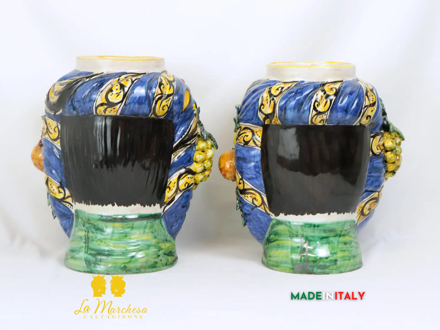 Teste di Moro Taormina Frutta in Ceramica di Caltagirone - Vari Modelli