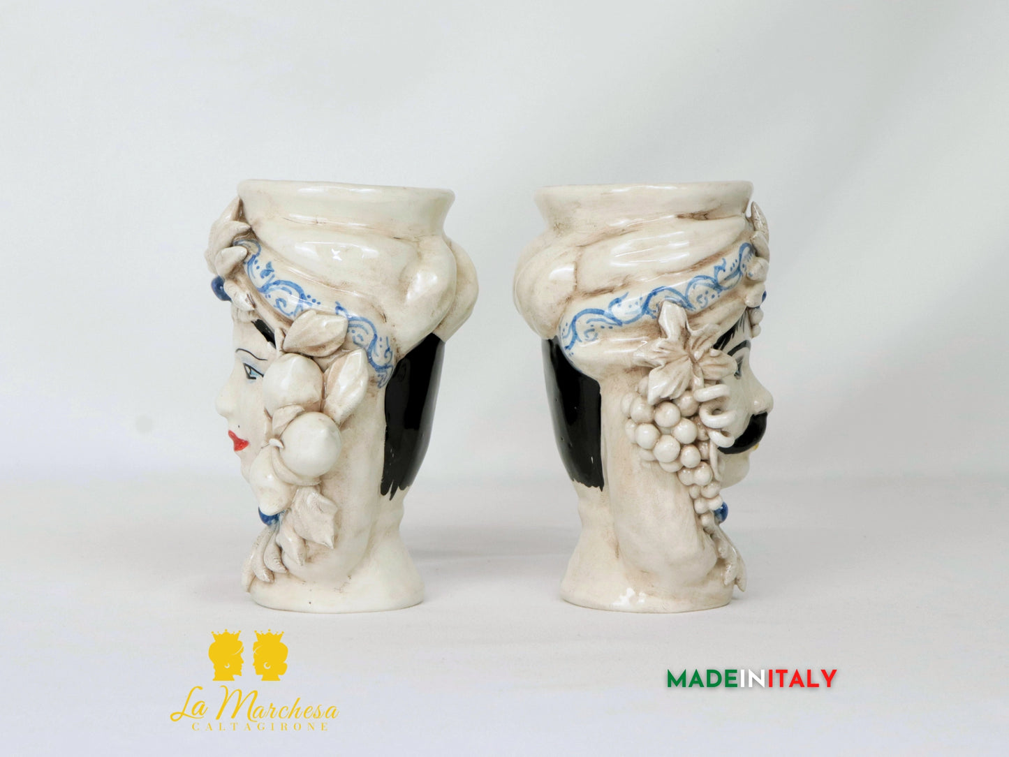 Teste di Moro Taormina in Ceramica di Caltagirone - Vari Modelli