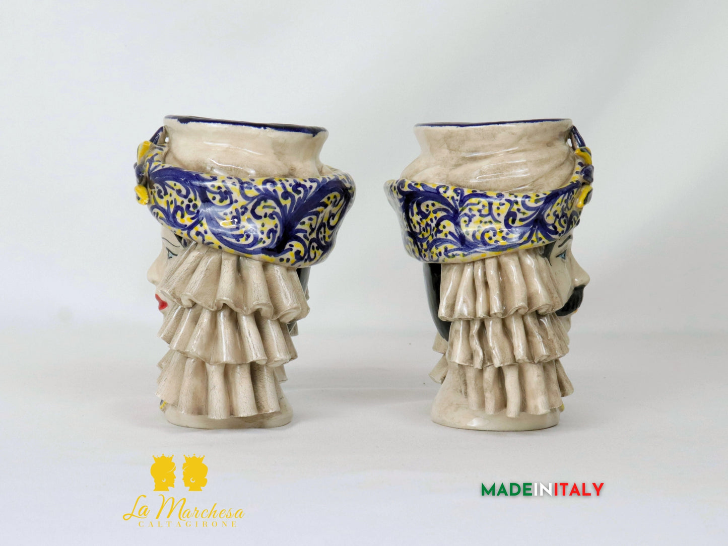 Teste di Moro Taormina in Ceramica di Caltagirone - Vari Modelli