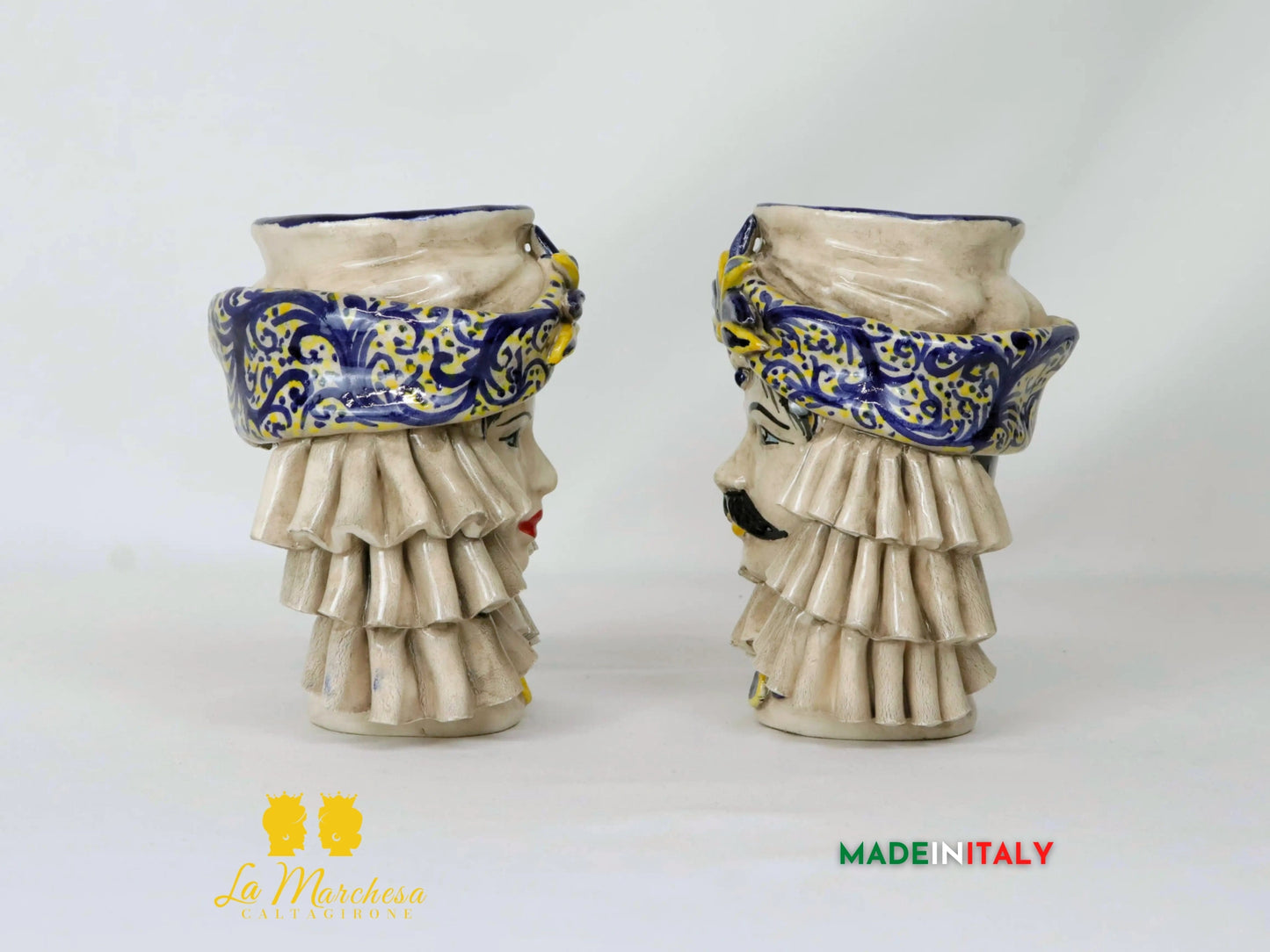 Teste di Moro Taormina in Ceramica di Caltagirone - Vari Modelli