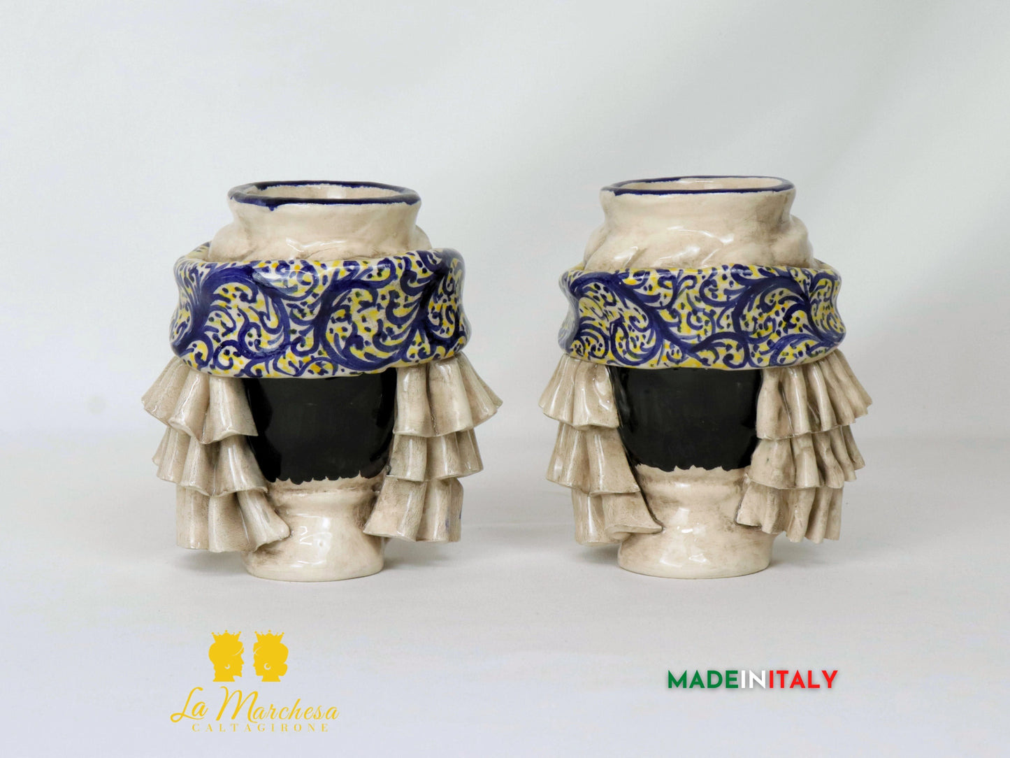 Teste di Moro Taormina in Ceramica di Caltagirone - Vari Modelli
