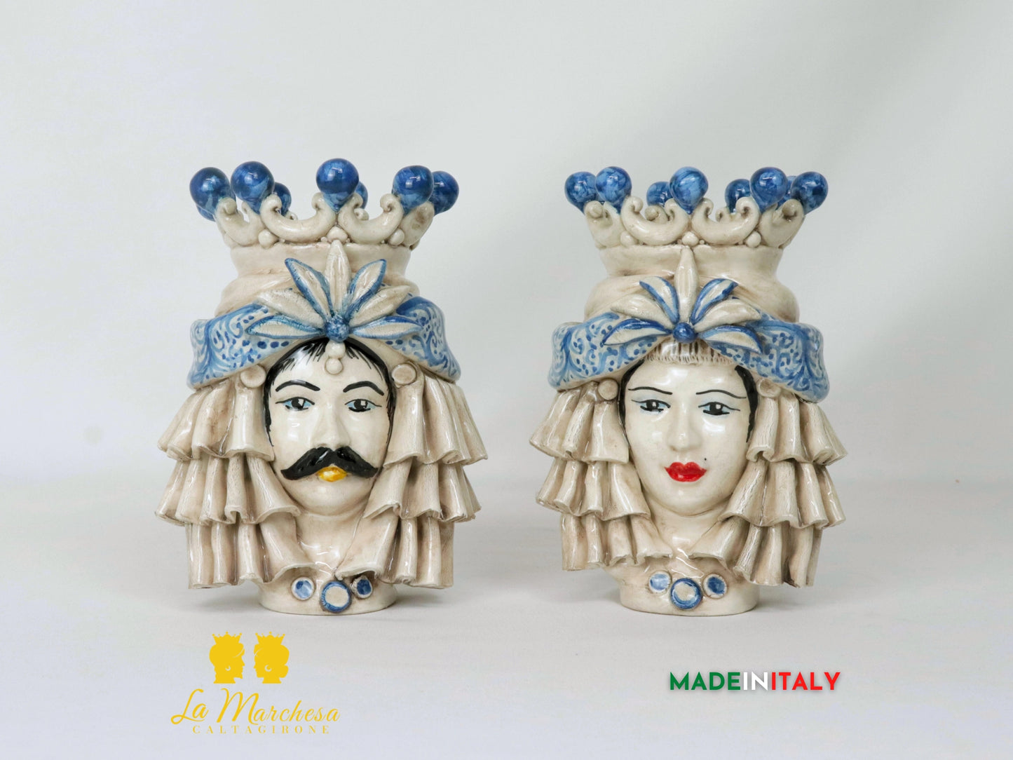 Teste di Moro Taormina in Ceramica di Caltagirone - Vari Modelli