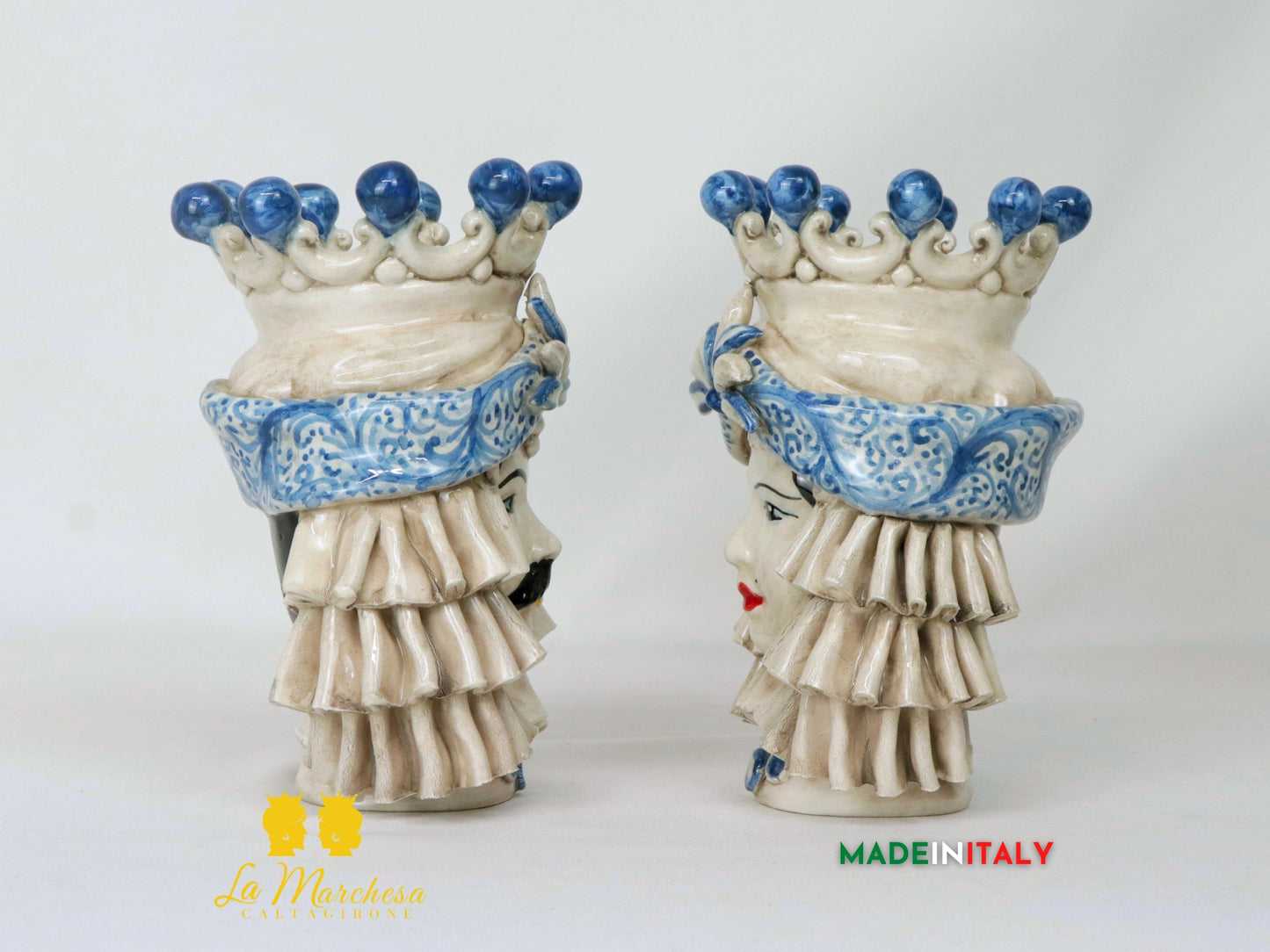 Teste di Moro Taormina in Ceramica di Caltagirone - Vari Modelli