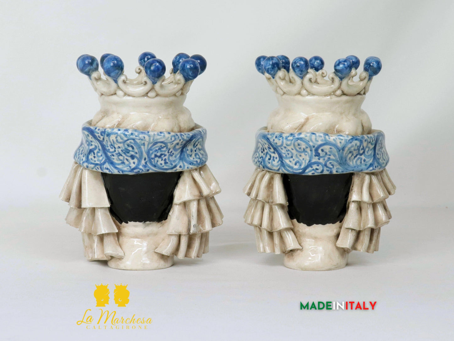 Teste di Moro Taormina in Ceramica di Caltagirone - Vari Modelli