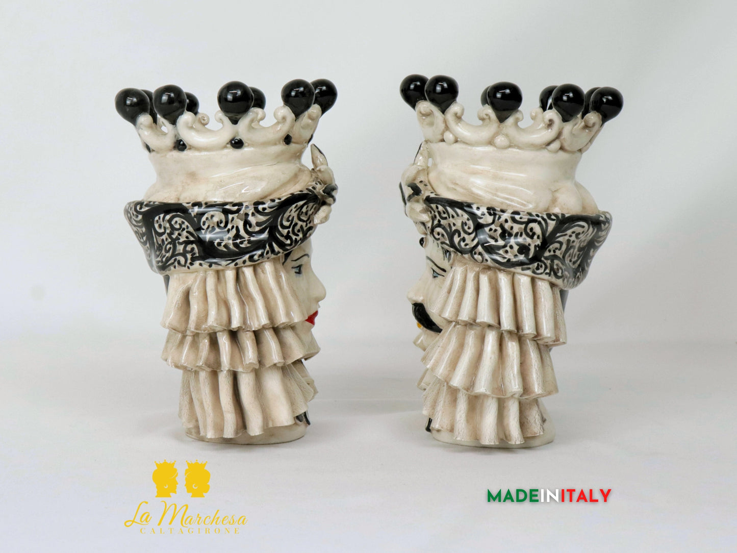 Teste di Moro Taormina in Ceramica di Caltagirone - Vari Modelli