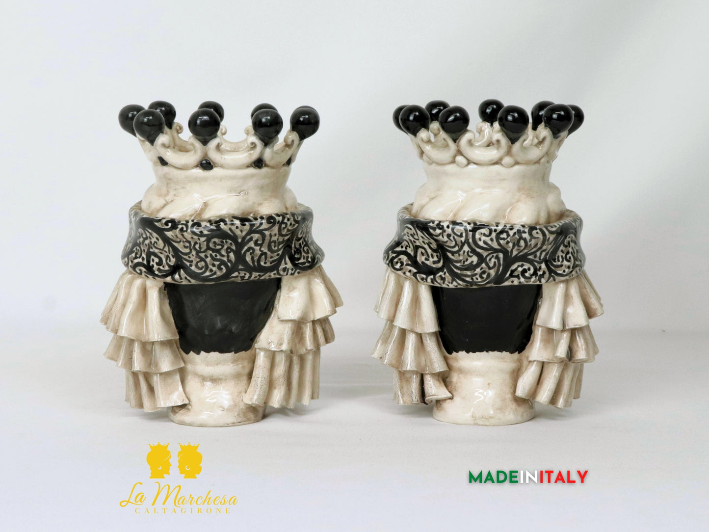 Teste di Moro Taormina in Ceramica di Caltagirone - Vari Modelli