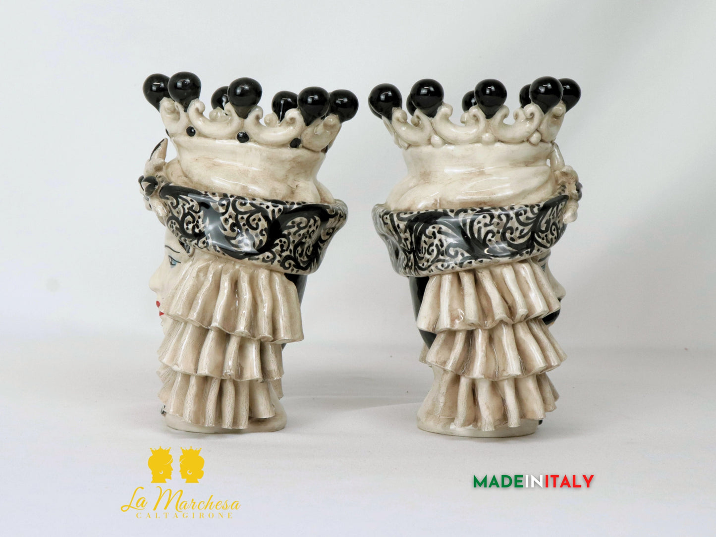Teste di Moro Taormina in Ceramica di Caltagirone - Vari Modelli