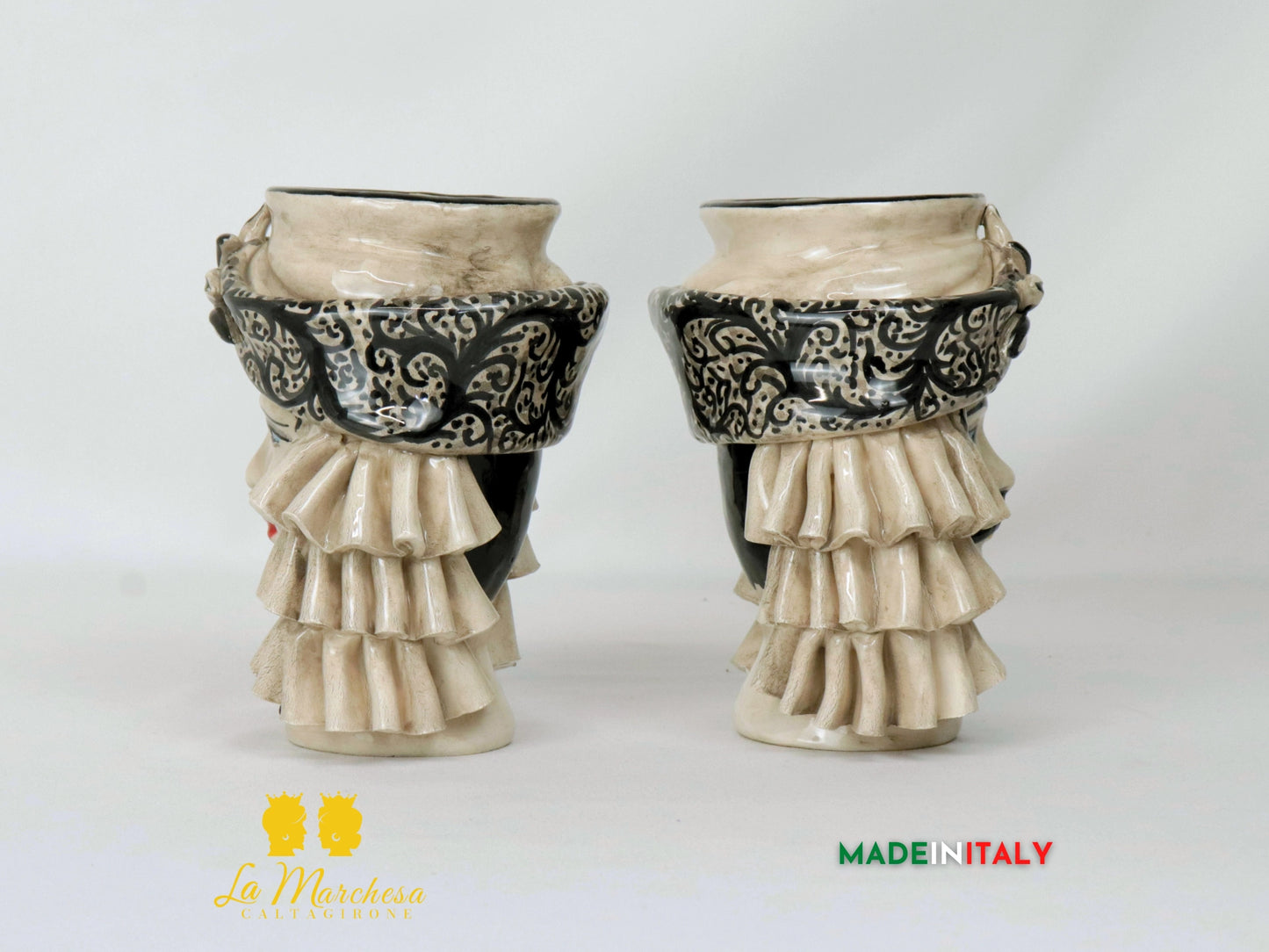 Teste di Moro Taormina in Ceramica di Caltagirone - Vari Modelli