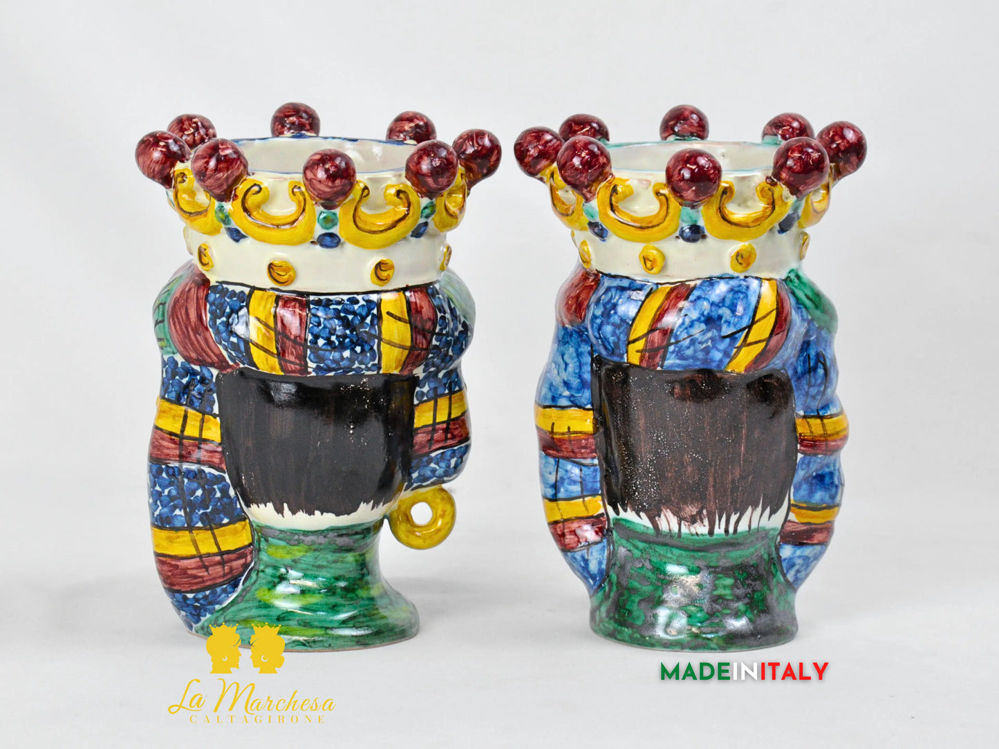 Teste di Moro Classica in Ceramica di Caltagirone - Vari Modelli
