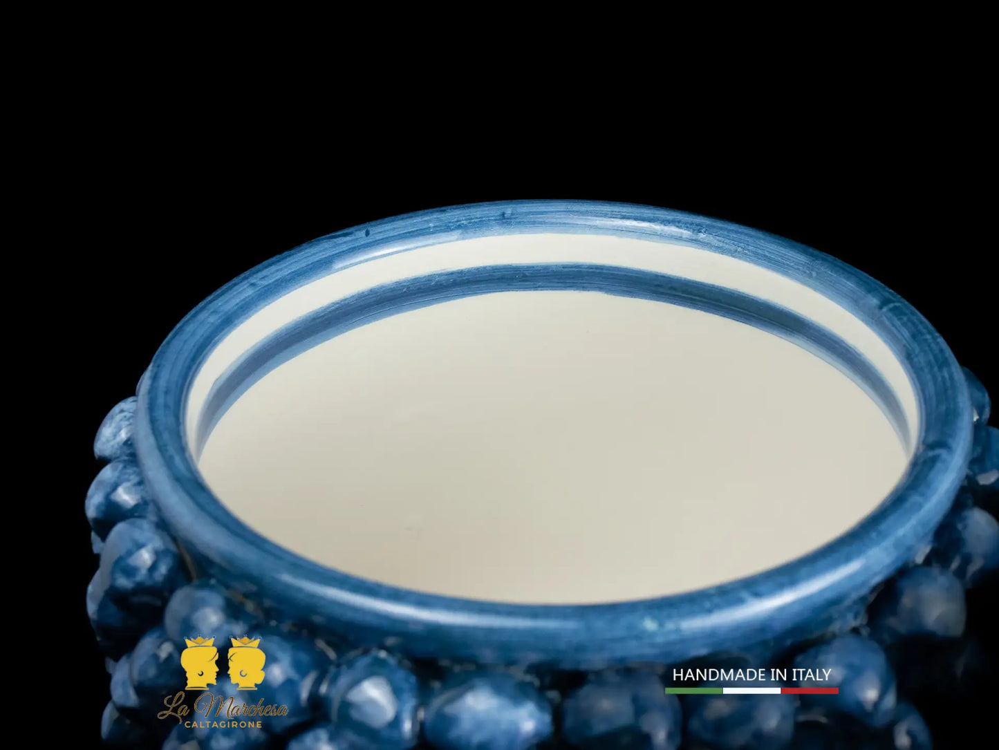 Portavaso Pigna Sicliana Ceramica di Caltagirone Artigianale - vari colori