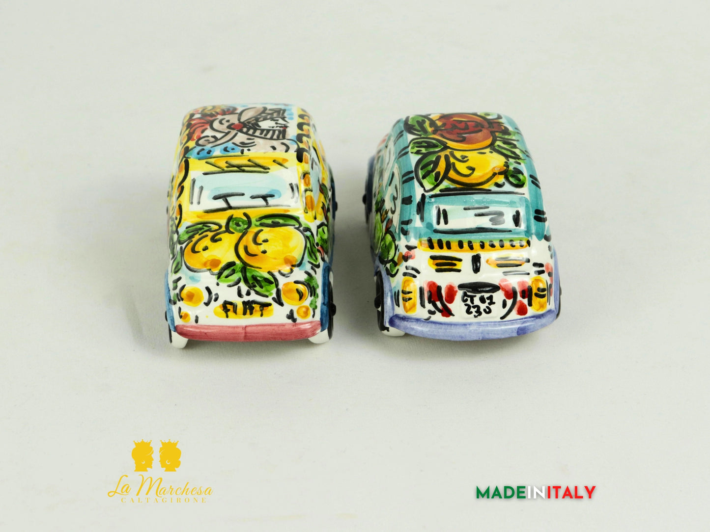 Veicoli Decorati in Ceramica di Caltagirone - Vari Modelli