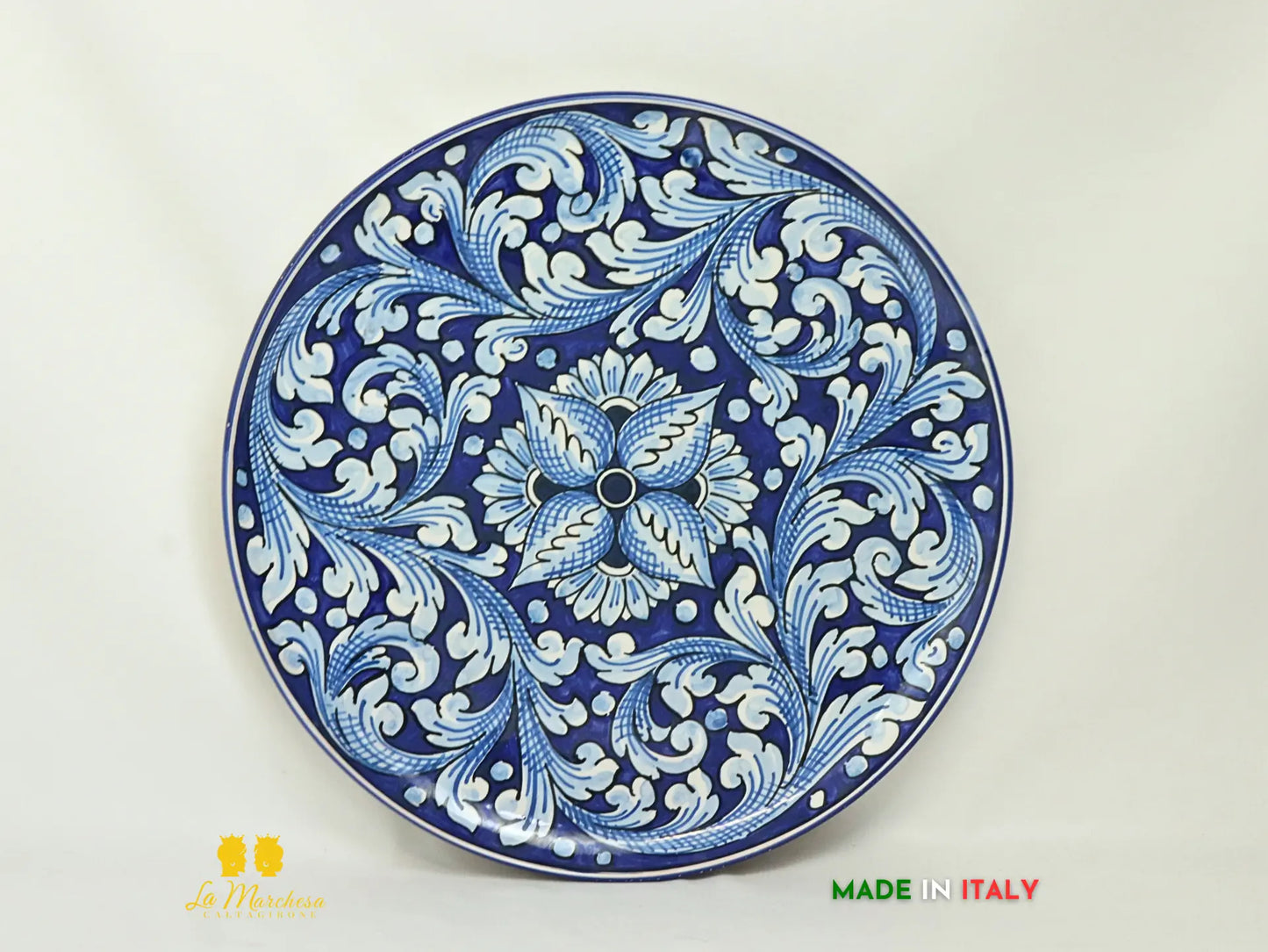 Piatti in Ceramica di Caltagirone rotondo 37cm - Vari Decori