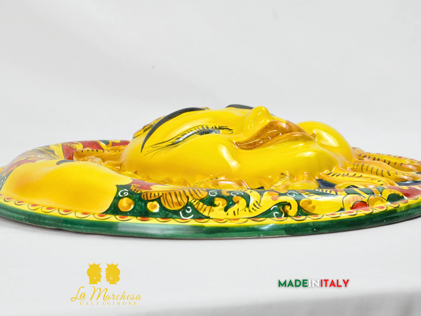 Sole e Luna da parete in Ceramica di Caltagirone 41cm