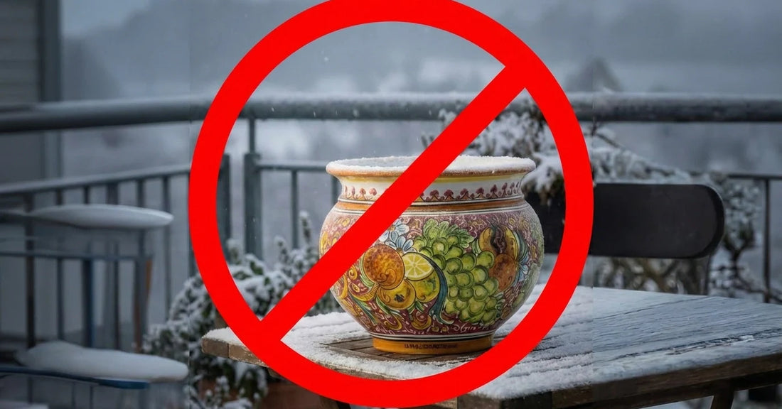 Ceramiche di Caltagirone da Esterno, Possono Stare Fuori Tutto l'Anno?