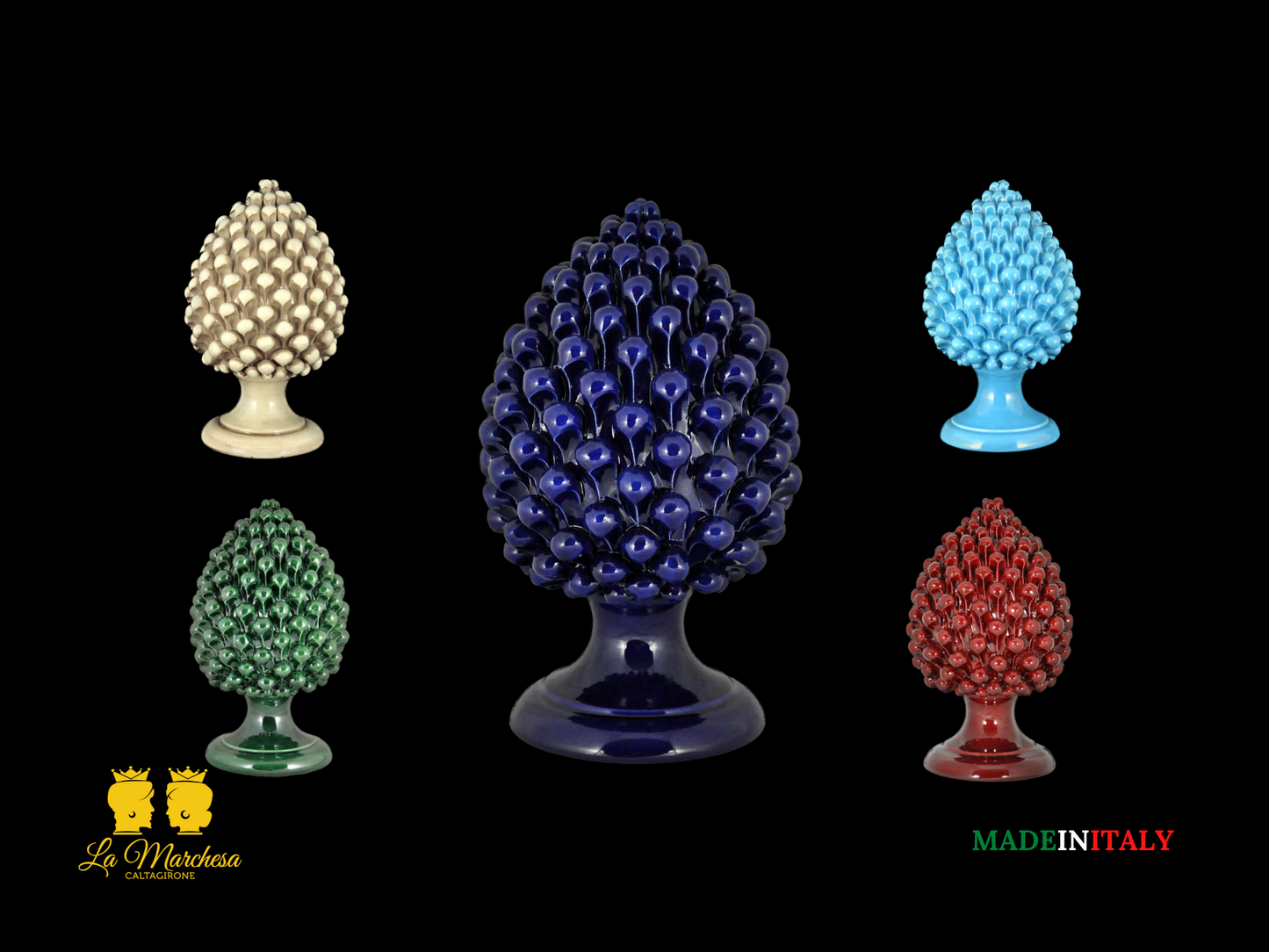 Raffinata Pigna Artigianale H31 - Colori Assortiti
