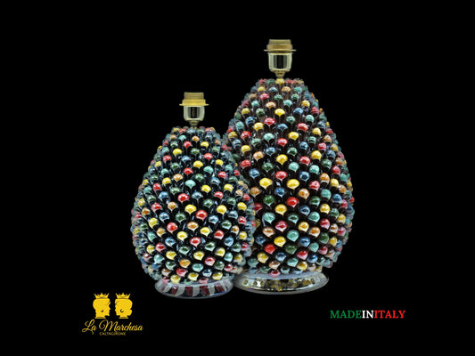 Lampada Pigna Siciliana Ceramica di Caltagirone