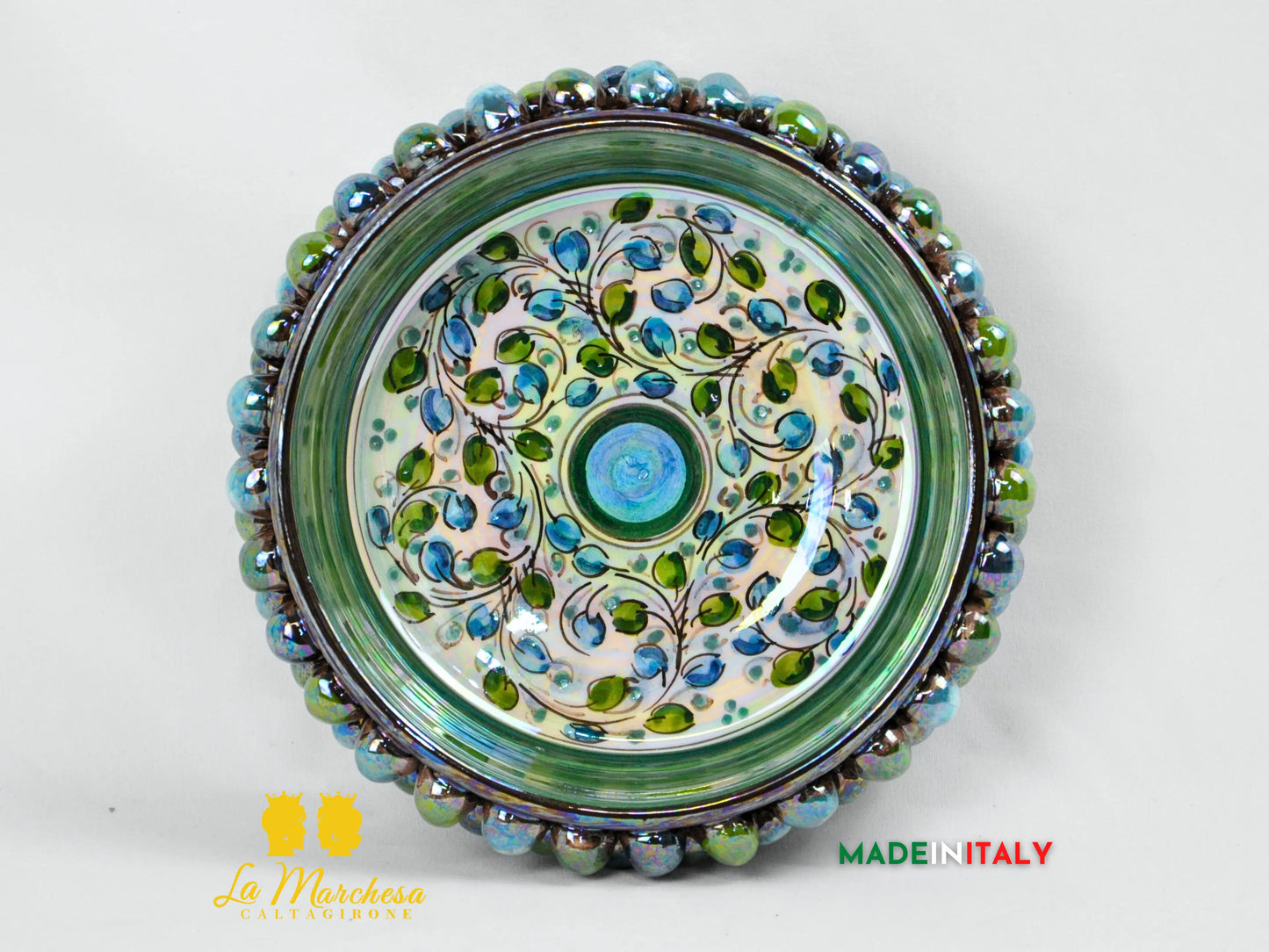 Ciotola Svuotatasche Madreperla in Ceramica di Caltagirone - Vari Modelli