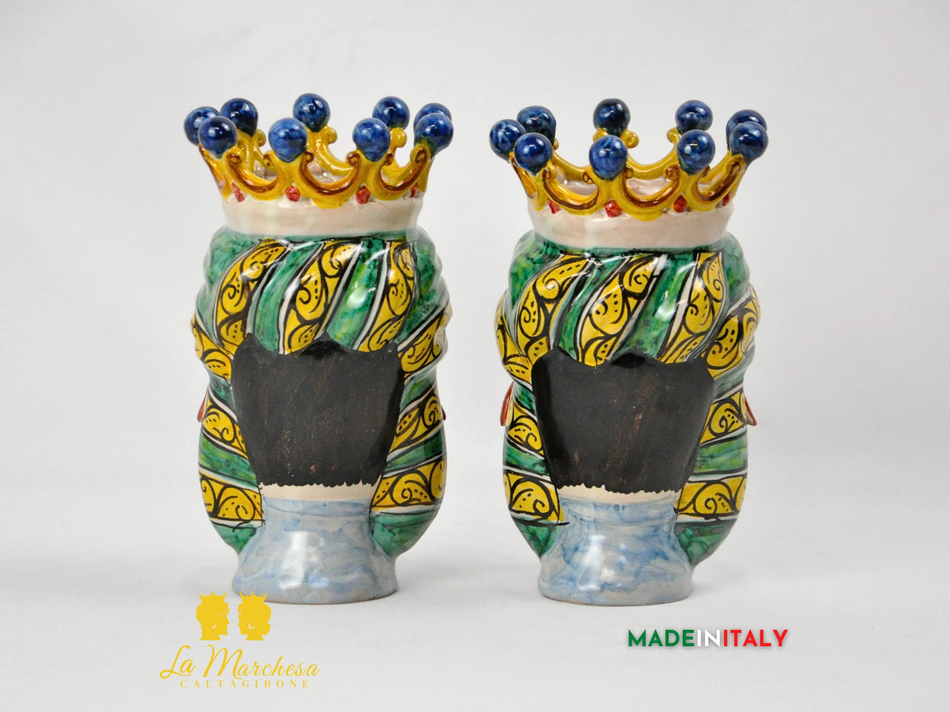 Teste di Moro in Ceramica di Caltagirone