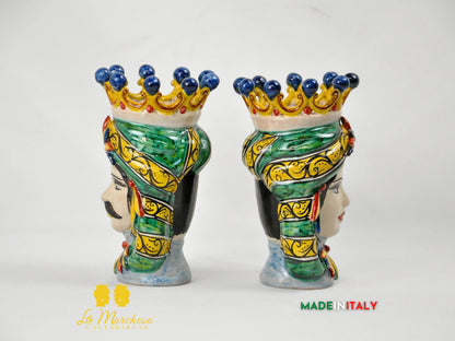 Teste di Moro in Ceramica di Caltagirone