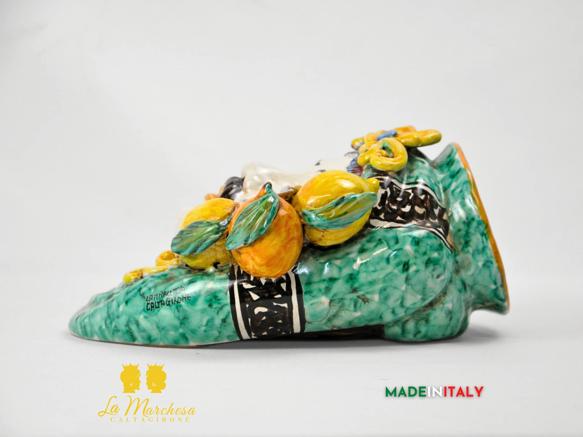 Teste di Moro in Ceramica di Caltagirone da Parete 28cm