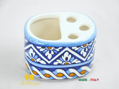 OUTLET - Porta spazzolini in Ceramica di Caltagirone - Vari Modelli