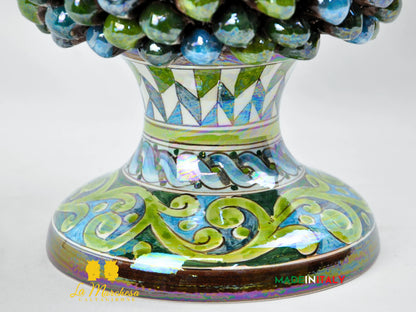 Pigna Siciliana Madreperla in Ceramica di Caltagirone 42cm - Vari Decori