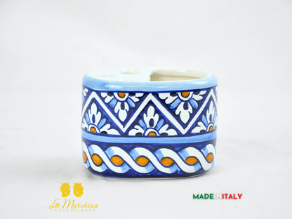 OUTLET - Porta spazzolini in Ceramica di Caltagirone - Vari Modelli