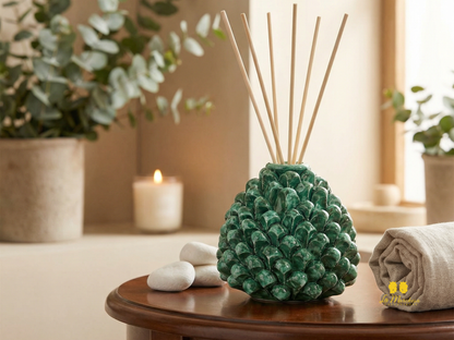 Profumatore Pigna Ambiente in Ceramica di Caltagirone - Vari Colori