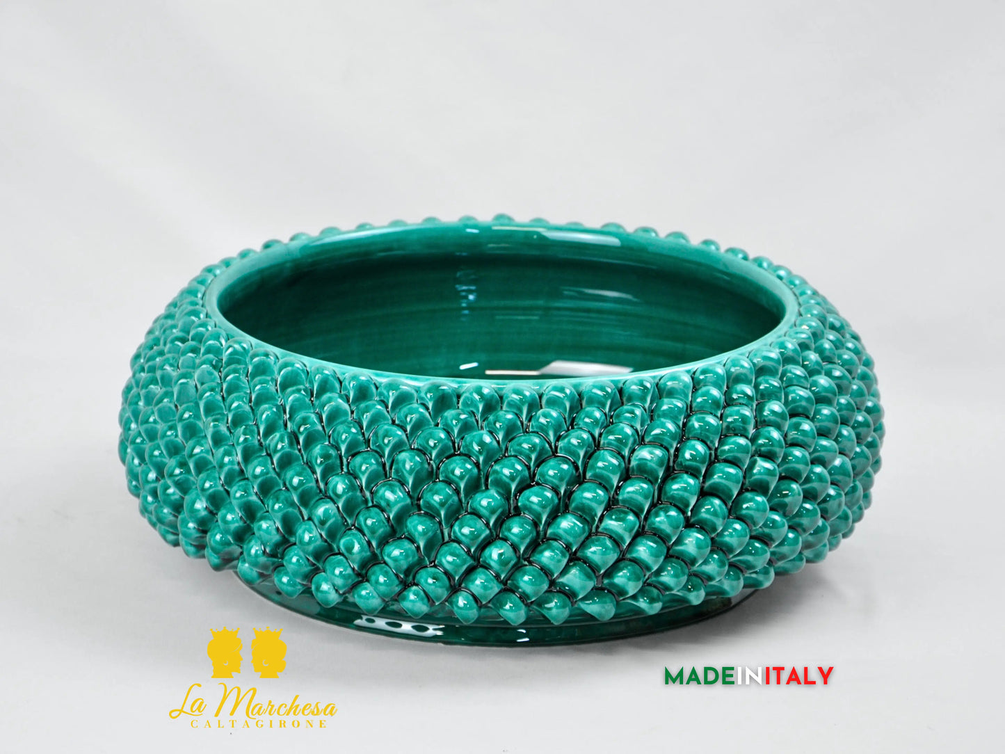 Centrotavola Ciotola Pigna in Ceramica di Caltagirone - Vari Modelli