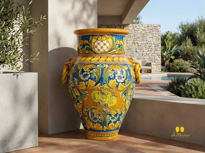 Giara in Ceramica di Caltagirone 61cm - Vari Decori