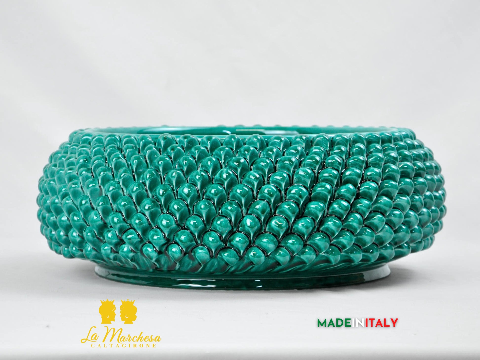 Centrotavola Ciotola Pigna in Ceramica di Caltagirone - Vari Modelli