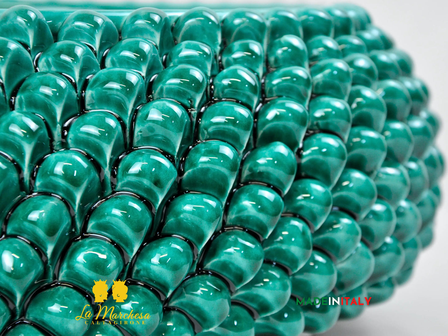 Centrotavola Ciotola Pigna in Ceramica di Caltagirone - Vari Modelli