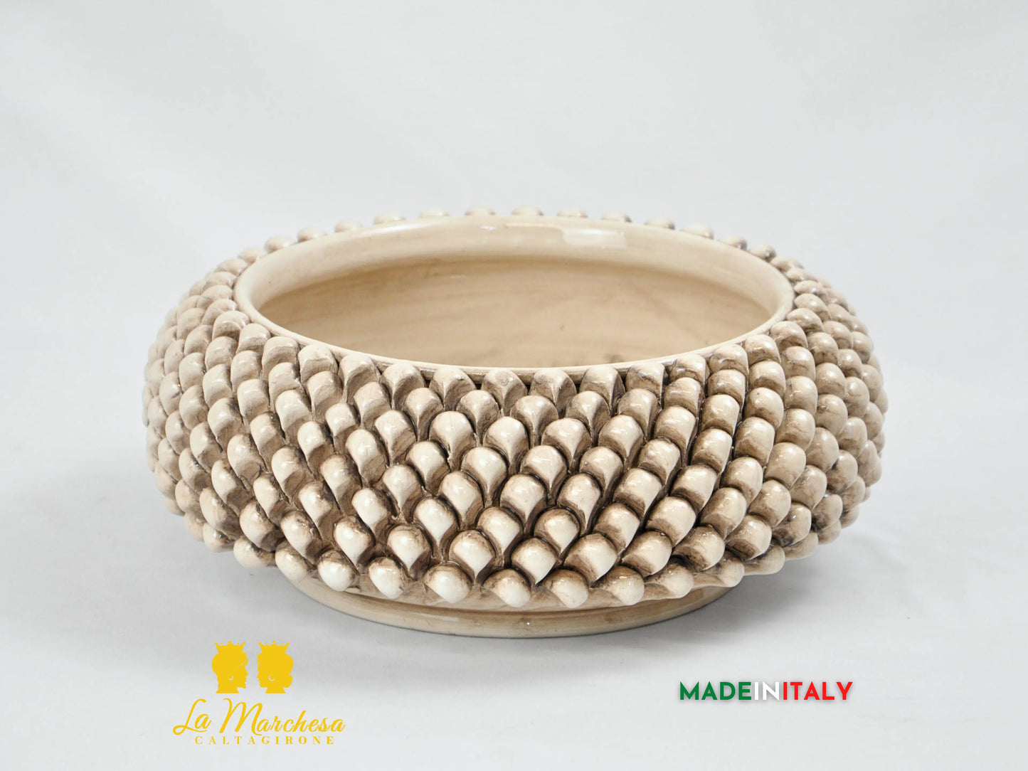 Centrotavola Ciotola Pigna in Ceramica di Caltagirone - Vari Modelli