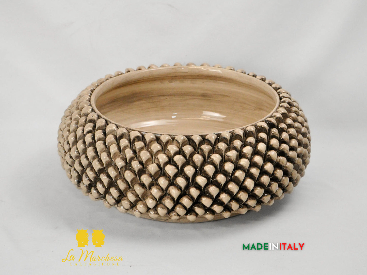 Centrotavola Ciotola Pigna in Ceramica di Caltagirone - Vari Modelli