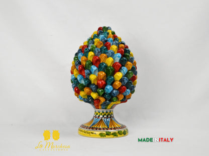 Pigna Siciliana Arlecchino Trendy in Ceramica di Caltagirone - Vari Modelli