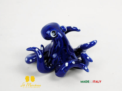 Polipetto Colorato in Ceramica di Caltagirone 11cm - Vari Colori
