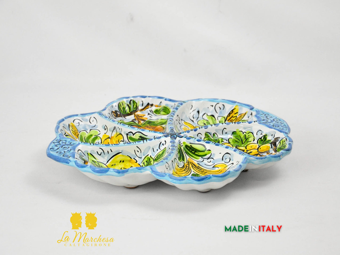Antipastiera in Ceramica di Caltagirone - Vari Modelli