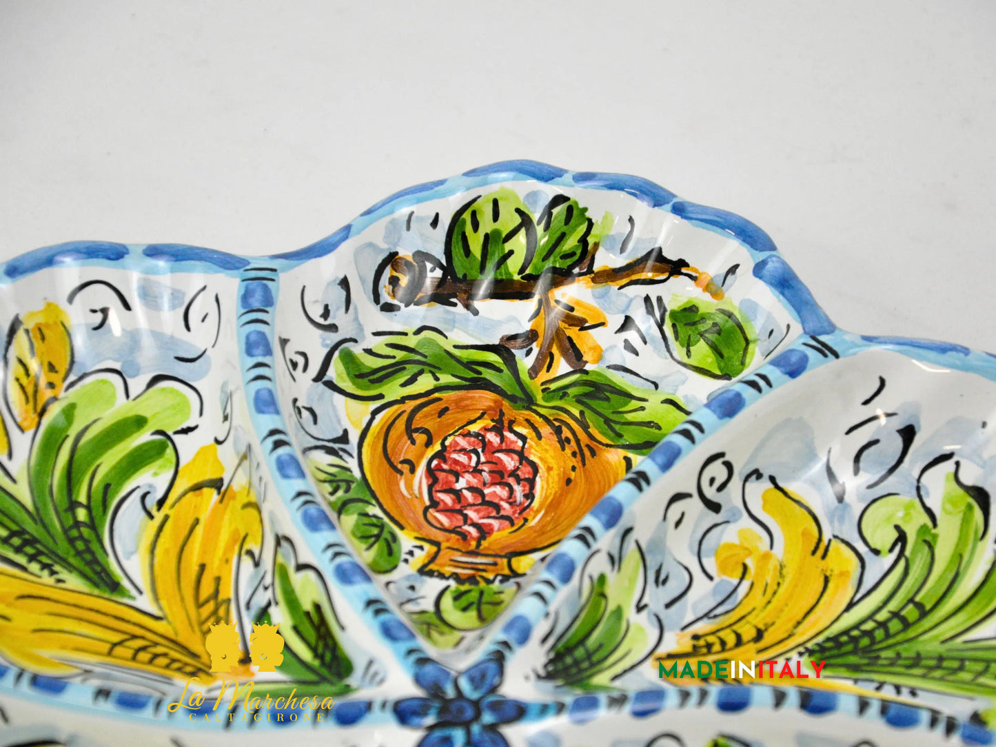 Antipastiera in Ceramica di Caltagirone - Vari Modelli