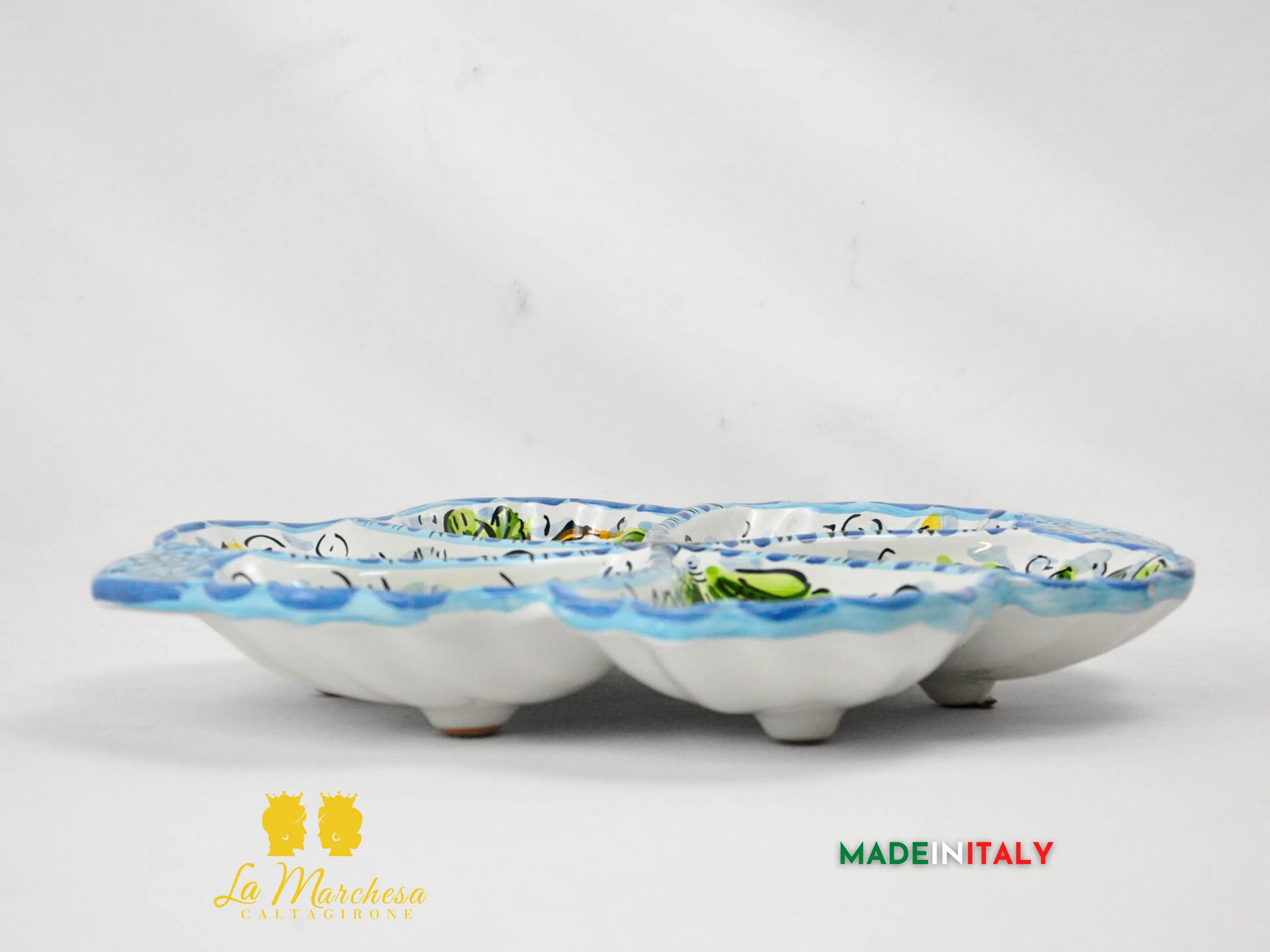 Antipastiera in Ceramica di Caltagirone - Vari Modelli