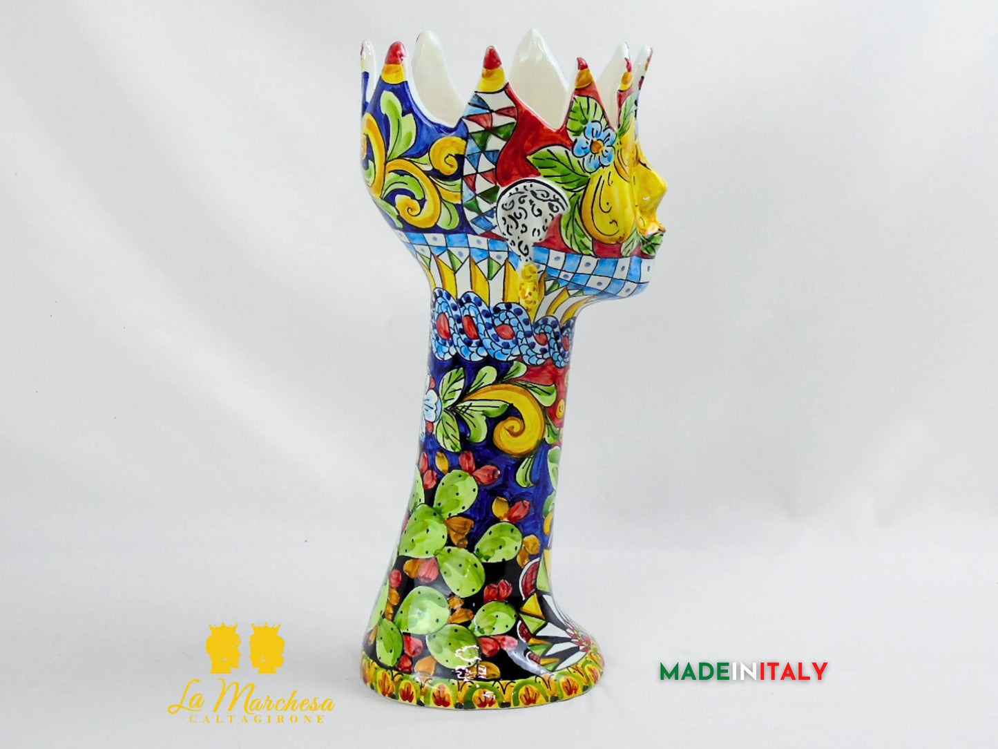 OUTLET - Testa di Moro Design in Ceramica di Caltagirone 42cm