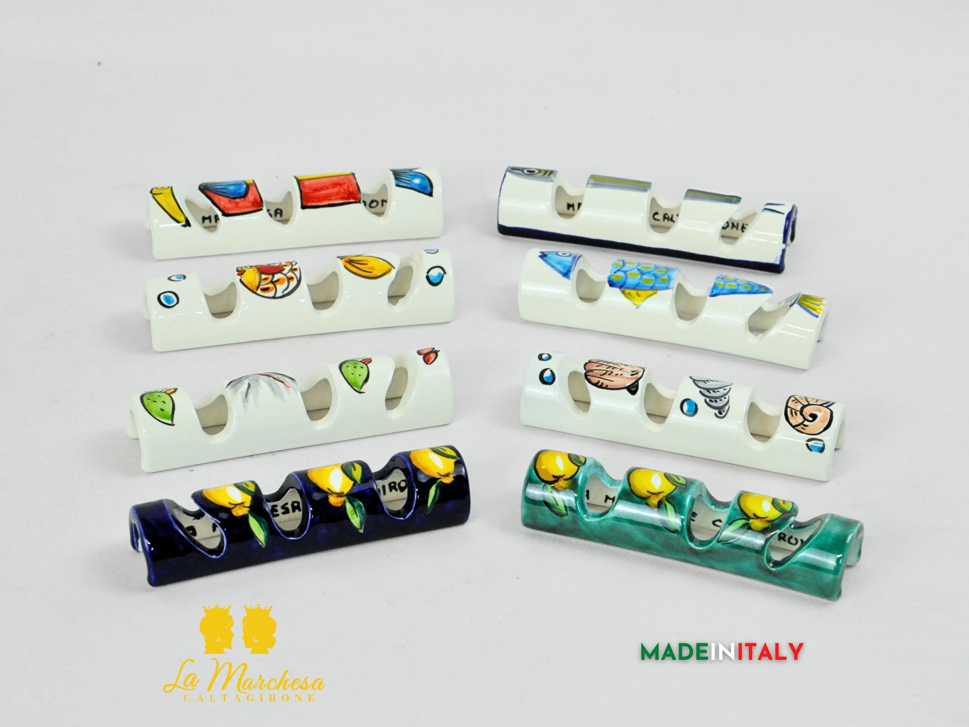 Poggia Posate da Tavola in Ceramica di Caltagirone