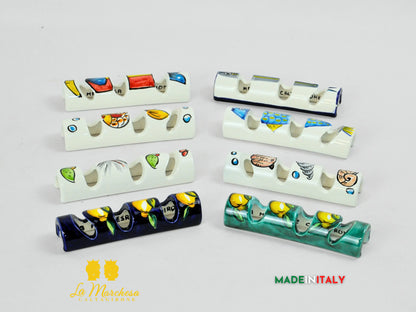 Poggia Posate da Tavola in Ceramica di Caltagirone