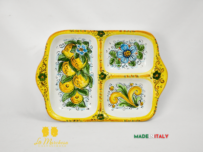 Antipastiera in Ceramica di Caltagirone - Vari Modelli