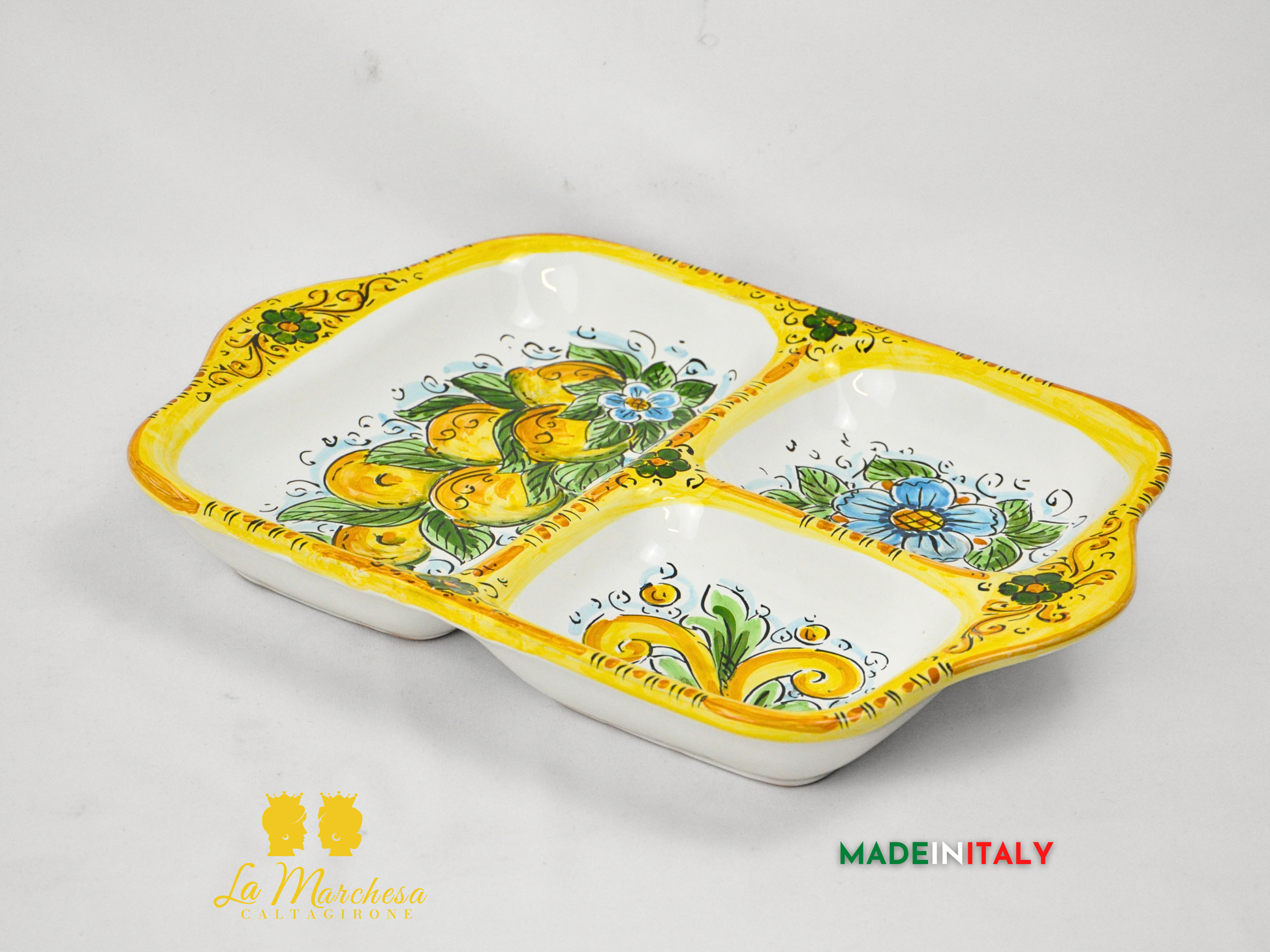 Antipastiera in Ceramica di Caltagirone - Vari Modelli