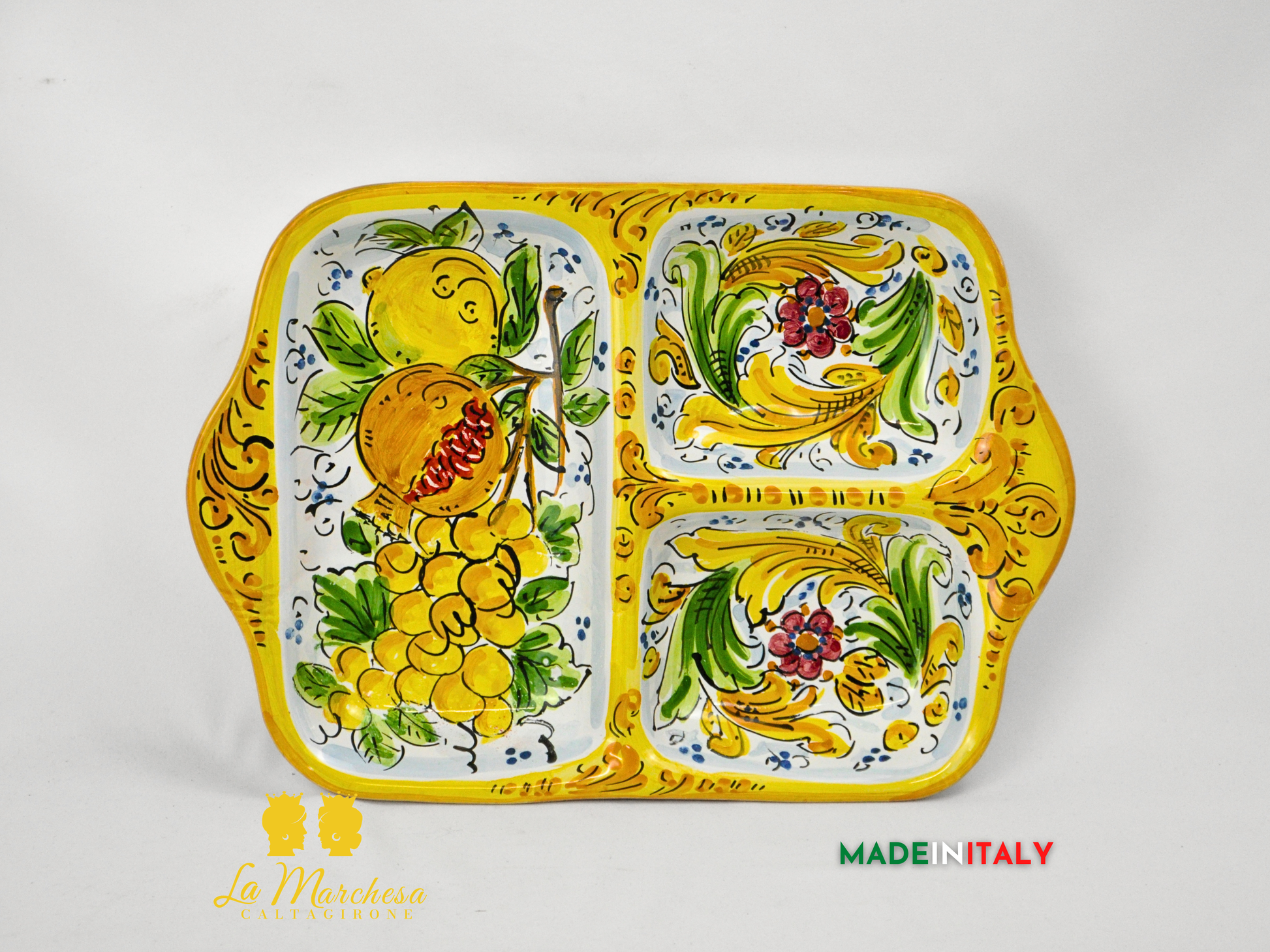 Antipastiera in Ceramica di Caltagirone - Vari Modelli