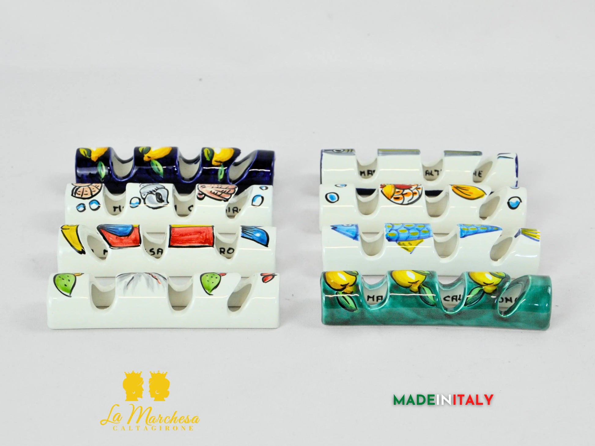 Poggia Posate da Tavola in Ceramica di Caltagirone