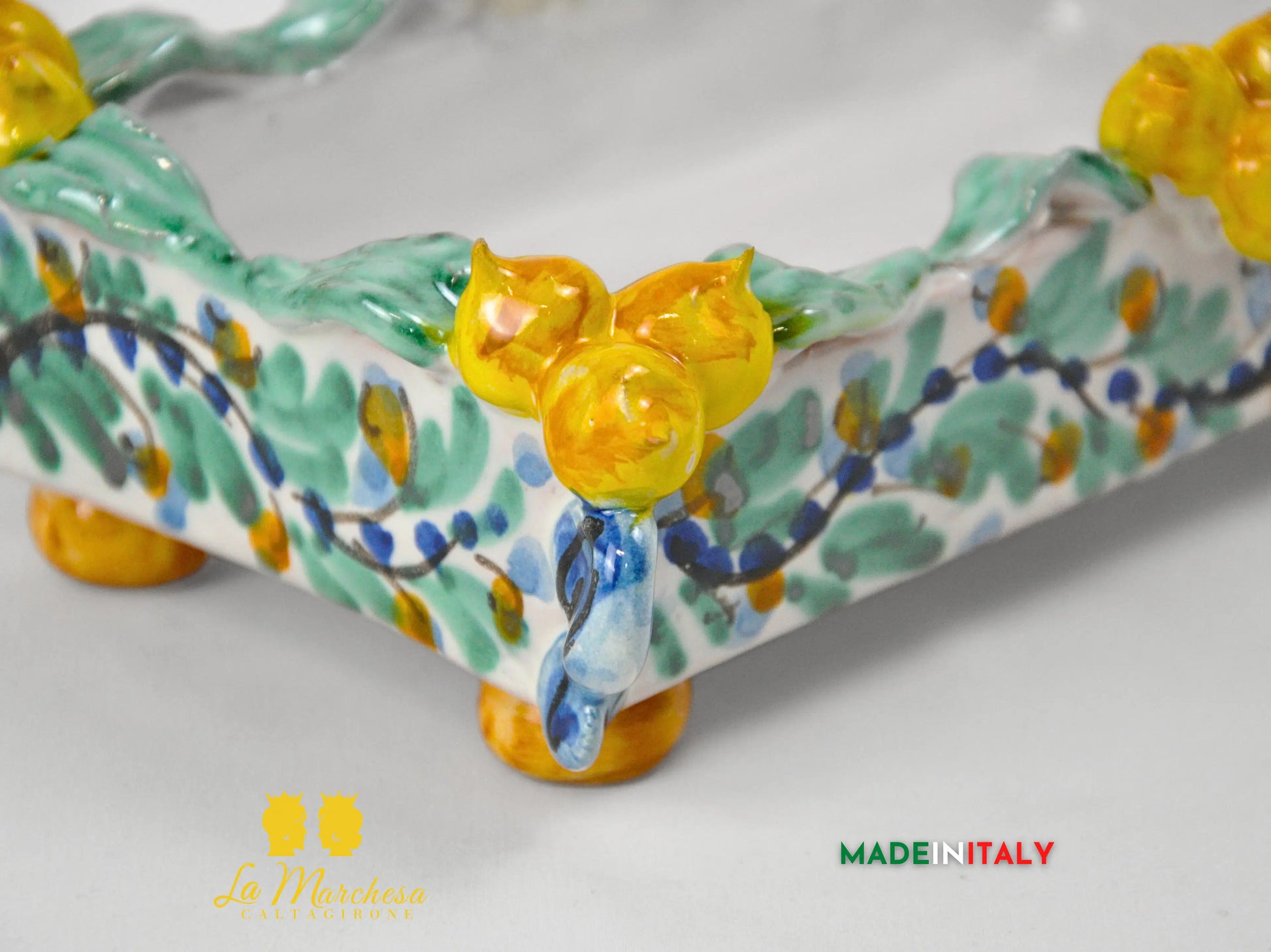 Vassoio Svuotatasche in Ceramica di Caltagirone 24cm - Vari Modelli