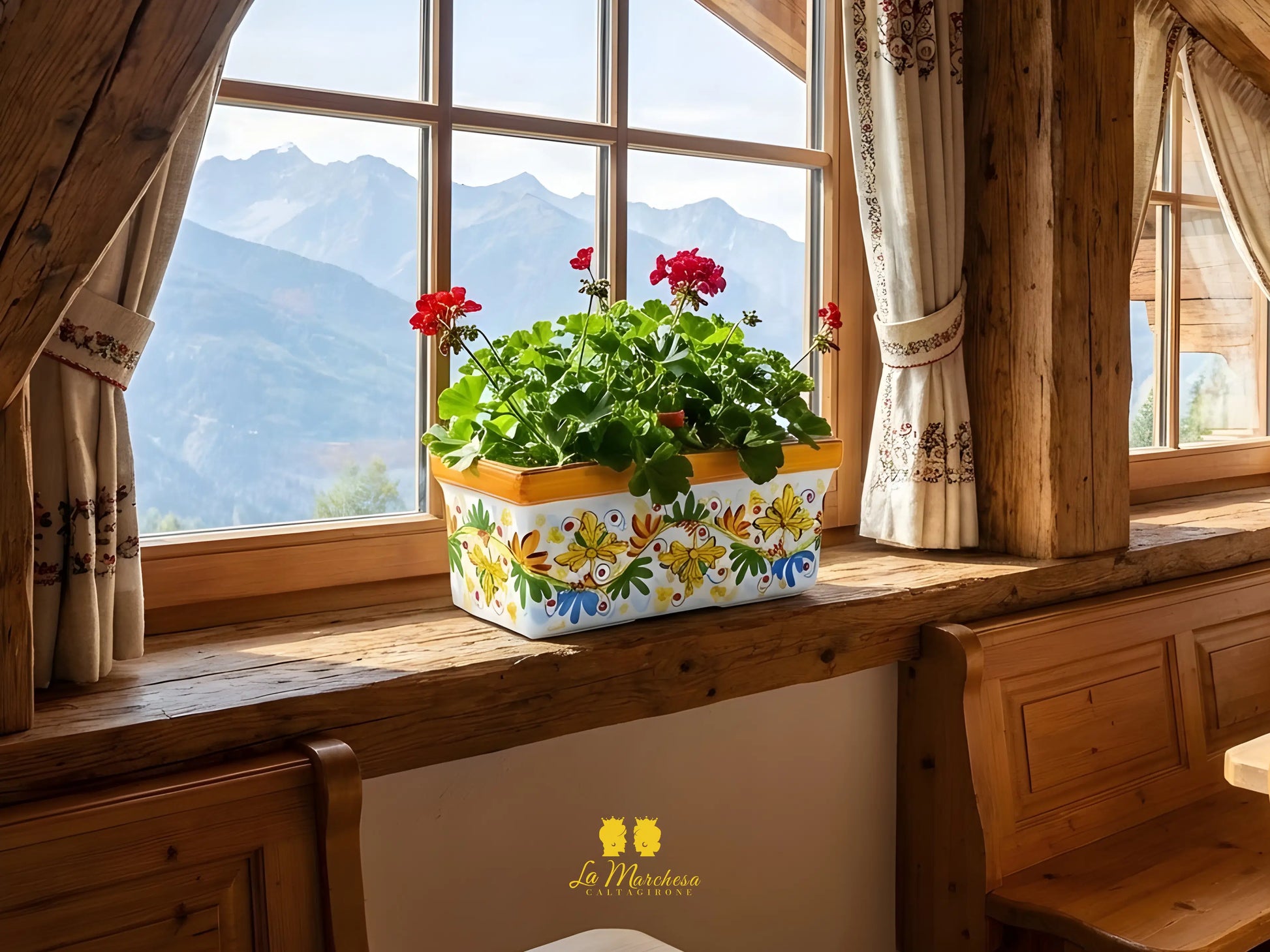 Bellissimo vaso da fiori a forma di gufo Talavera