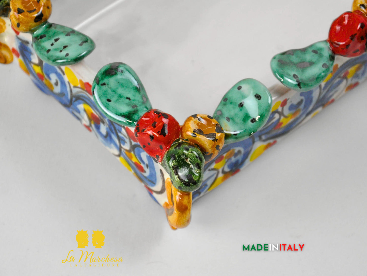 Vassoio Svuotatasche in Ceramica di Caltagirone 24cm - Vari Modelli