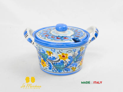Formaggiera Zuccheriera in Ceramica di Caltagirone - Vari Decori